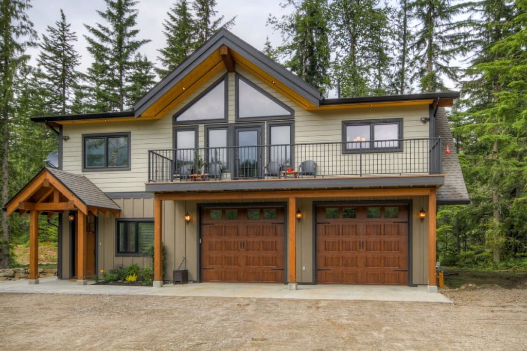 Timber Frame Log Home Design.