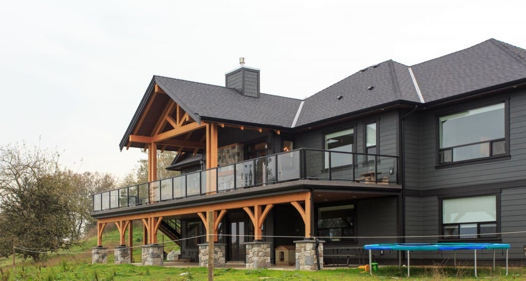 Custom Designed Timber Frame Log Home