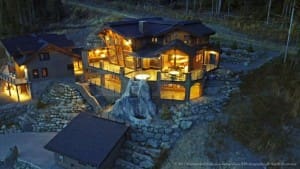 Beautiful log home is featured