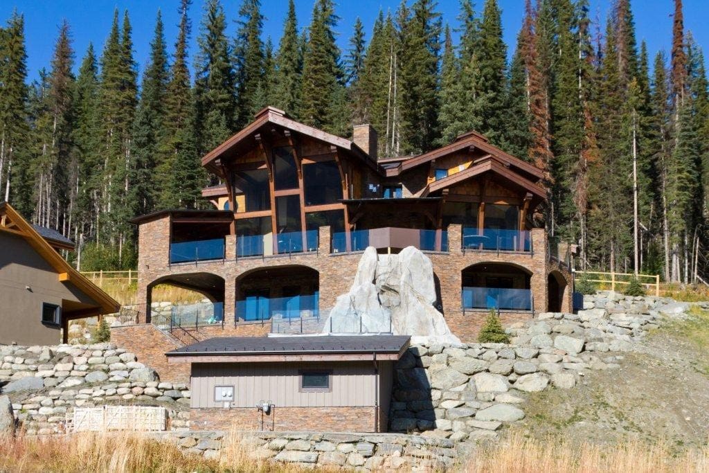 Timber Frame Log Home Design.