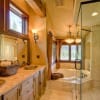 Custom Master bathroom with soaker tub and shower