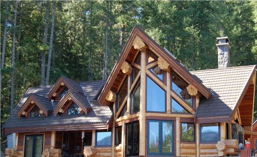 timber frame log home home designs