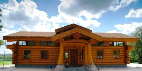 luxury log cabin
