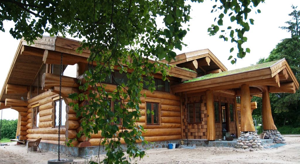 luxury log cabin