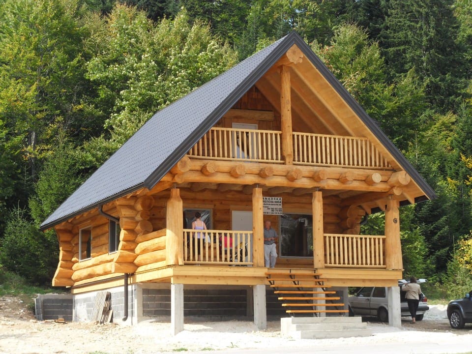 traditional log home