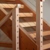 modern wood stairwell