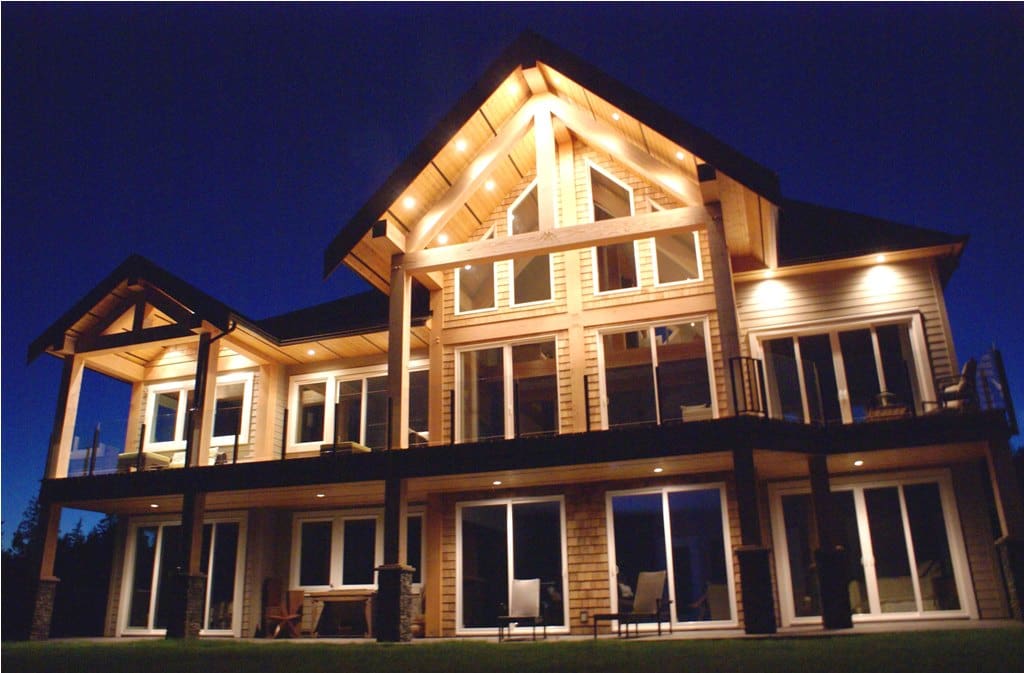Timber Frame Log Home plans and designs