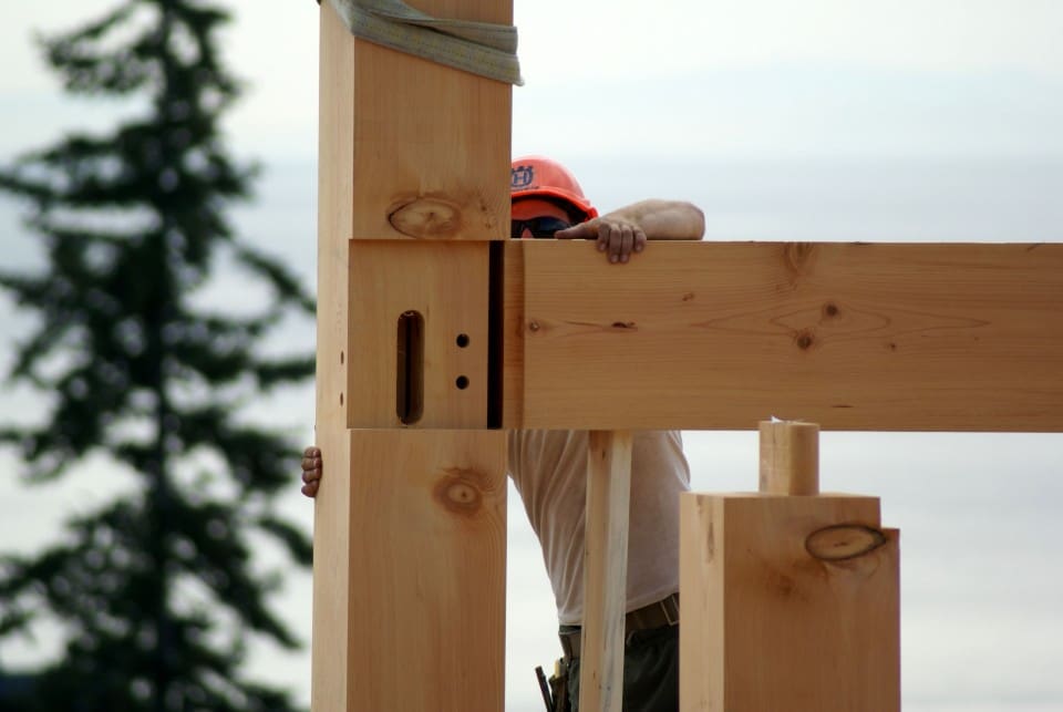 Carpenter at work