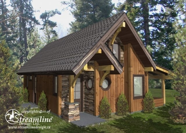 Chelwood Cabin Timber Frame Plan