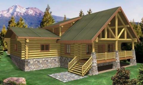 Amatillo Log Home Plans
