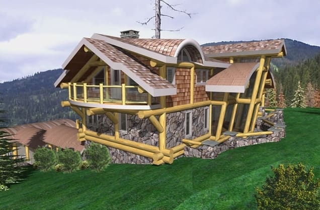 Bella Vista Log Home Plans