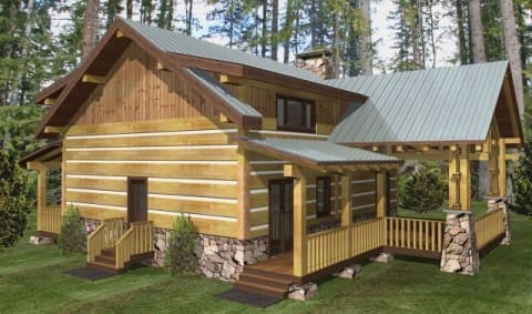 Big Rock Log Home Plans