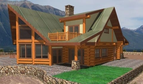 Bratton Valley Log Home Plans