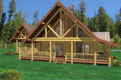 Elkhorn Log Home Plans