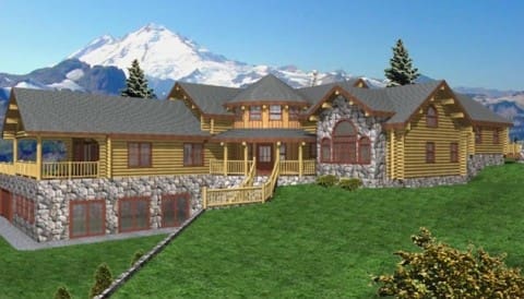 Grand Rapids Log Home Plans