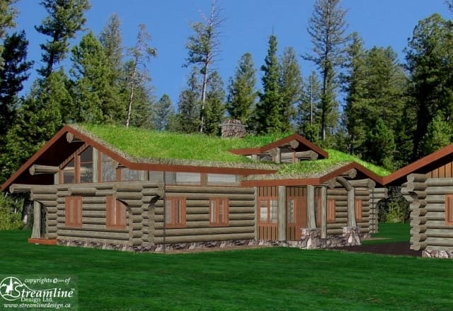 Greenville Log Home Plans
