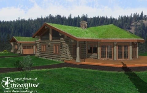 Greenville Log Home Plans