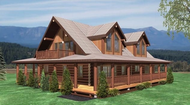 Hayward Log Home Plans