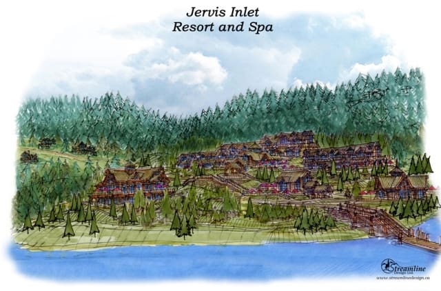 Jervis Inlet Resort and Spa Plans