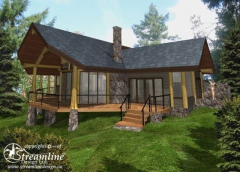 Mixal Heights Lot 5 Log Home Plans