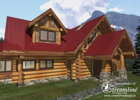 Moose Jaw Log Home Plans