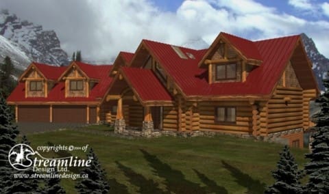 Moose Jaw Log Home Plans