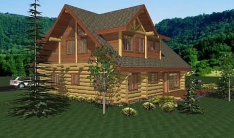 Newberry Log Home Plans