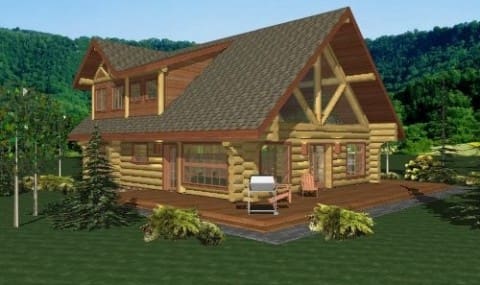 Newberry Log Home Plans