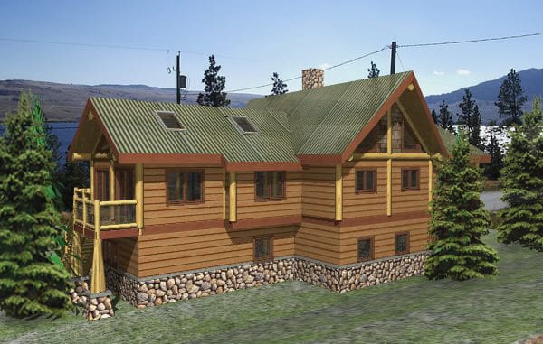 Nicola Lake Log Home Plans