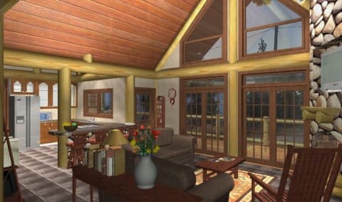 Nicola Lake Log Home Plans