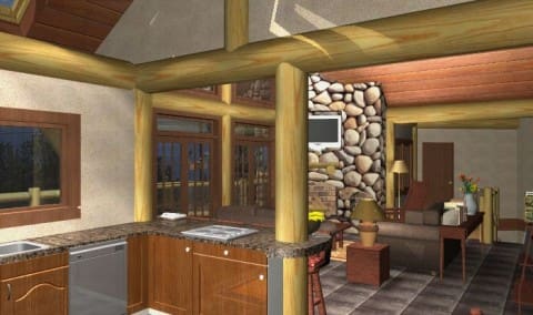 Nicola Lake Log Home Plans