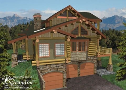 Pagosa Springs Log Home Plans