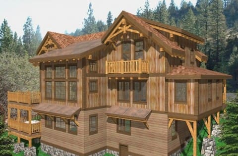 Palisades II Log Home Floor Plans