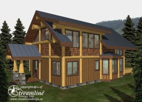 Pine Mountain Log Home Plans