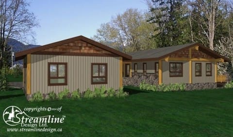 Resolute Bay Log Home Plans