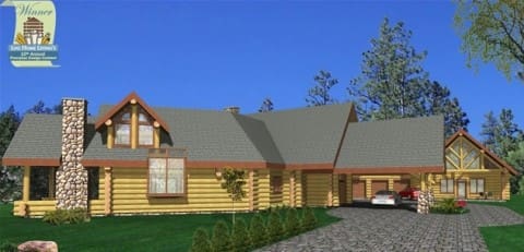 Roaring Spring Log Home Plans