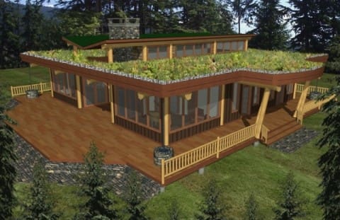 Roberts Creek Log Home Plans