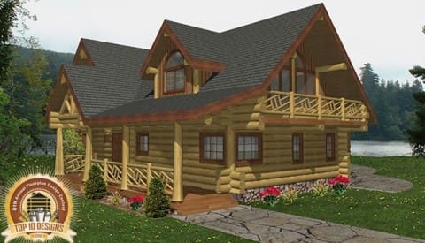 Roosevelt Log Home Plans