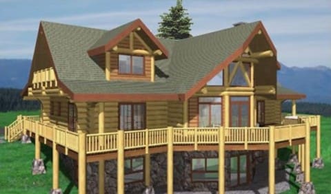 Seven Glens Log Home Plans