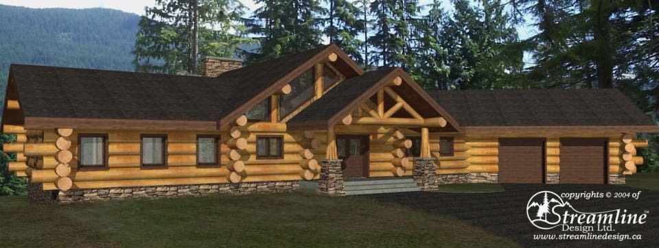 Sherman Log Home Plans