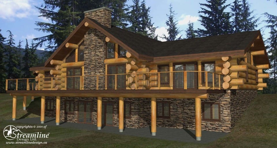 Sherman Log Home Plans