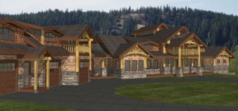 The Alpine Log Home Plans