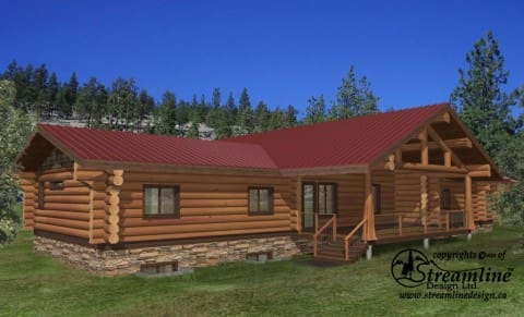 Thorsby Log Home Plans