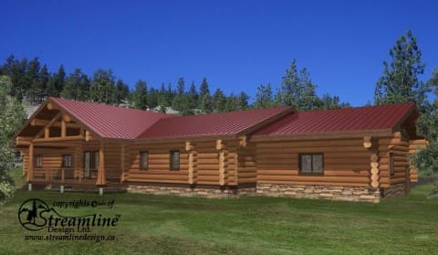 Thorsby Log Home Plans