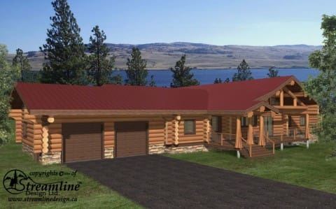 Thorsby Log Home Plans