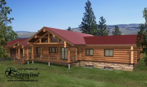 Thorsby Log Home Plans