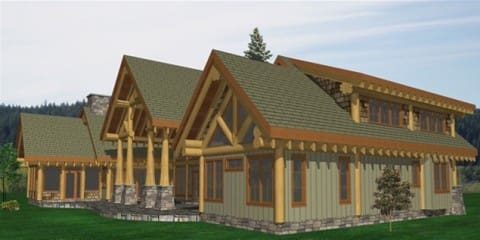 Tumble Creek Log Home Plans