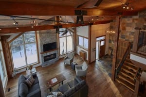 Emma Lake Timber Frame Log Home 15 | Streamline Design