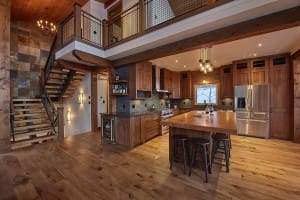 Emma Lake Timber Frame Log Home 16 | Streamline Design