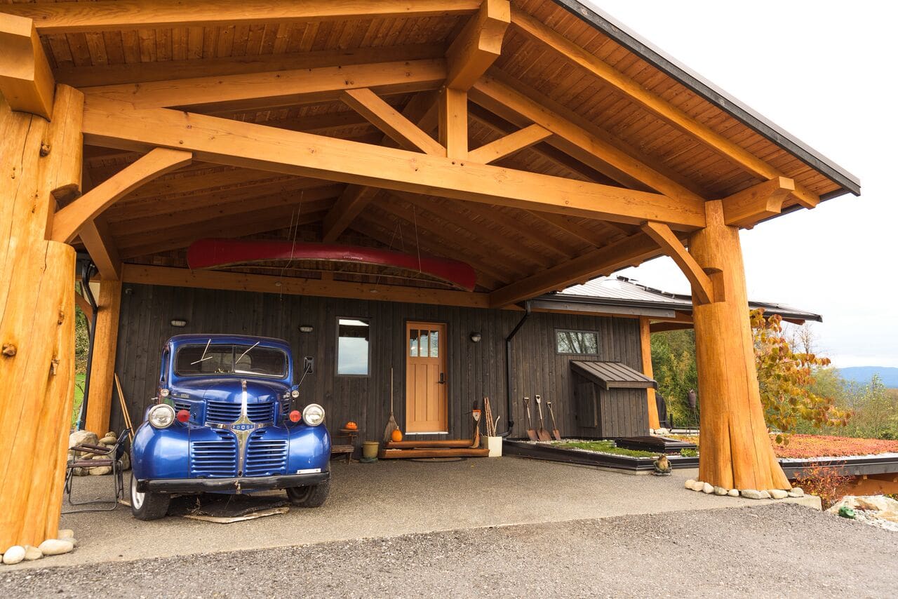 McNeil Timber Frame Log Home 3 | Streamline Design